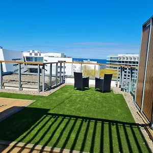  Apartament Apartamentyprzymorzu Olympic Park Z Prywatnym Tarasem Z Widokiem Na Morze